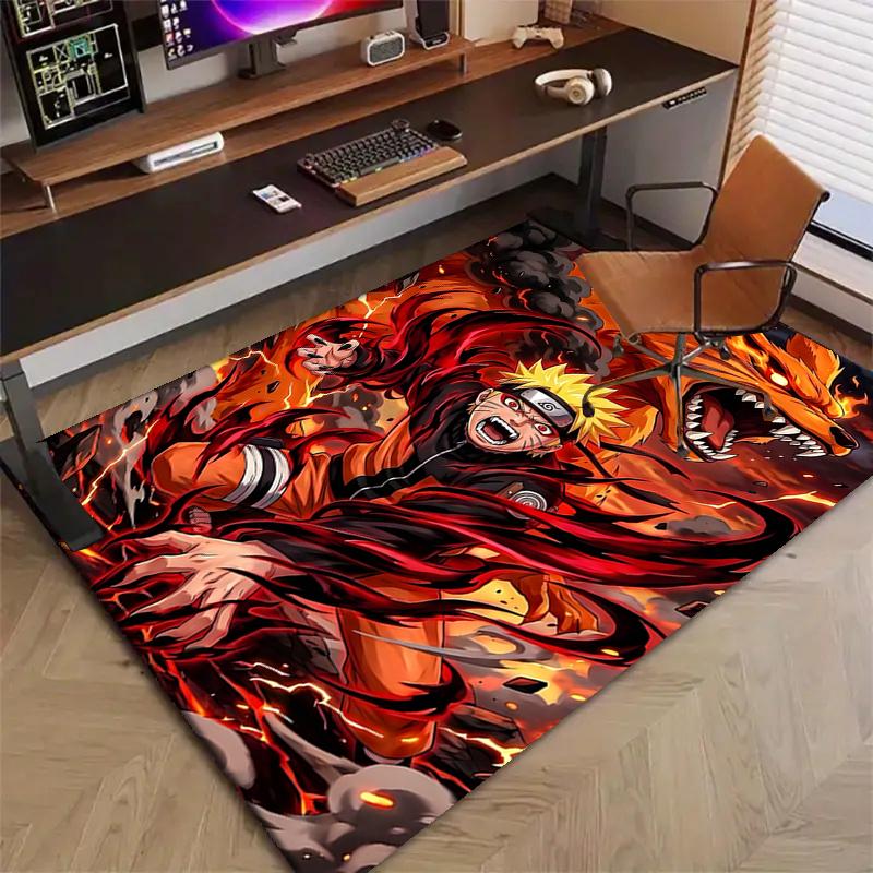 Naruto2Printed Area Rug Carpet for Bedroom Living Room Home Decor Rugs Mat Non Slip Mat Rug for Bedside