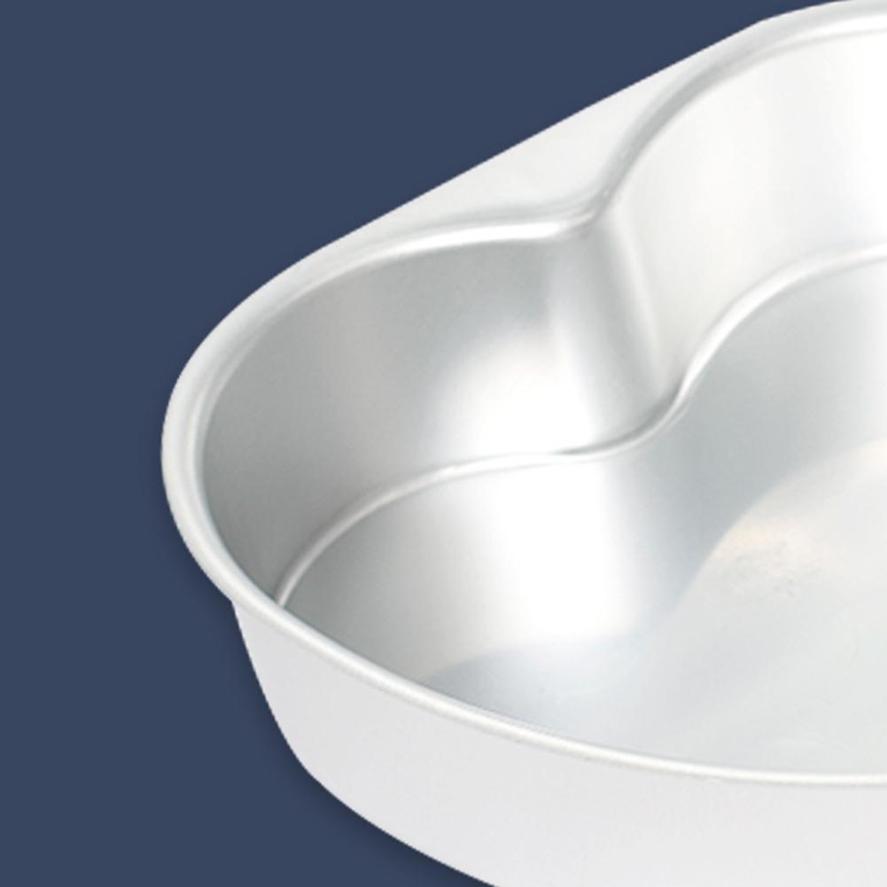 Aluminum Heart Shaped Cake Pan 6 8 10 Inch Non Baking Tin with Loose Base