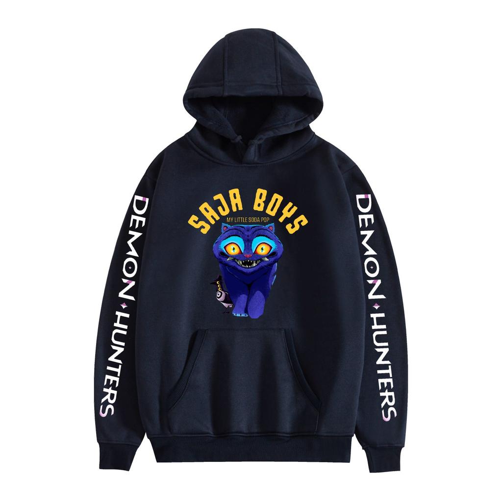 KPop Demon Hunters Anime Hoodie KPop Demon Hunters Hoodie Streetwear Hooded Sweatshirt Men Women Cosplay Sports