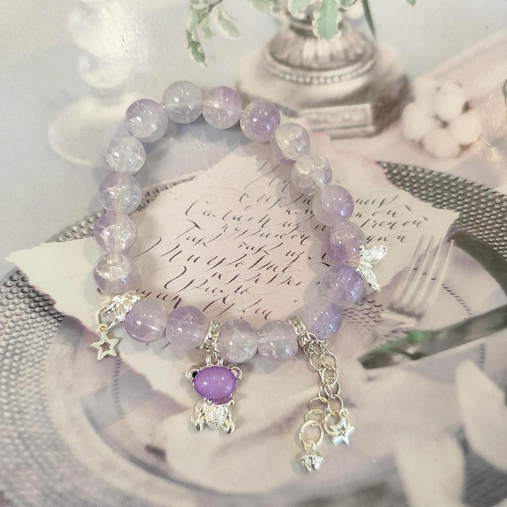 Festive Holiday Christmas Tree Bracelet with Lampwork Beads