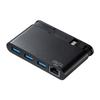 Sanwa Supply USB Hub with LAN Adapter Type-C USB-3TCH10BK