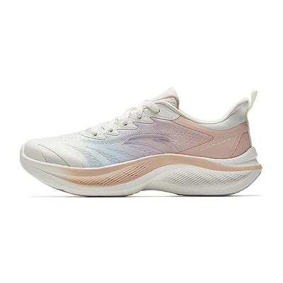 Rutschfest, Atmungsaktiv, Leicht, Höhensteigernd, Niedrig geschnittene Freizeit-Laufschuhe Damen Weiß Blau Rosa Sneaker 922525519-2