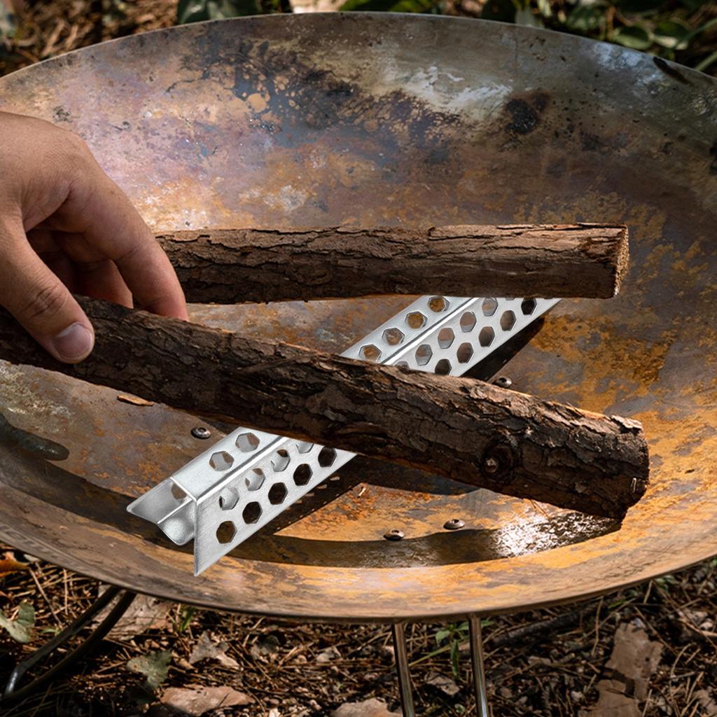 Efficient Burning Stainless Steel Combustion Aid Improved Outdoor Experience