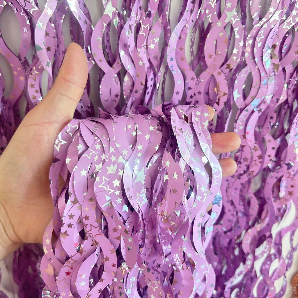 New Ceramic Scimitar S-Shaped Party Tinsel Garland Curtain