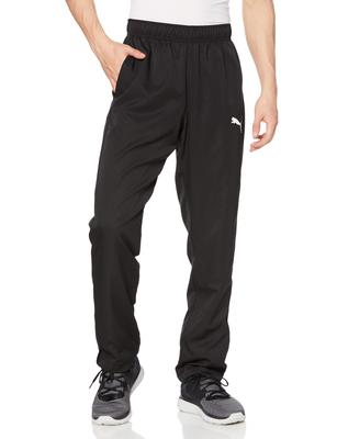 Casual Lange Broek Geweven Mesh Voering ESS PUMA Logo Poly Geweven Broek OP 687526 24 Kleur PUMA Zwart Model M Heren Herfst/Winter (01)_Oud