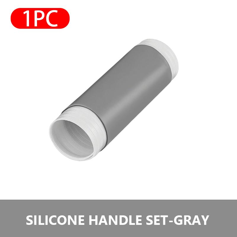 

SEAMETAL Self Shrinking Motorcycle Handlebar Cover Silicone Non-Slip Anti Vibration Motorcycle Grip Cover Sleeve Universal Type 1PC