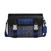 Track 27 Multi-Functional Pocket Coated Canvas And Leather Crossbody Bag Men Bags Blue CC018-QBTKG