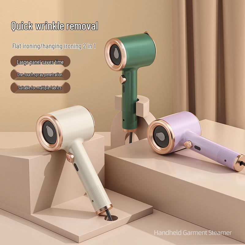 Portable Handheld Garment Steamer & Iron with Rotating Head for Dry and Wet Use