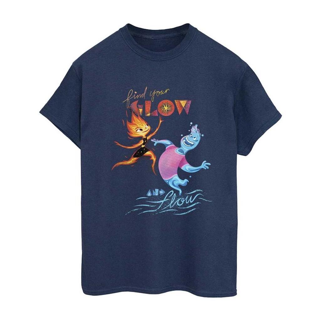 Elemental Womens/Ladies Grow And Flow Cotton Boyfriend T-Shirt