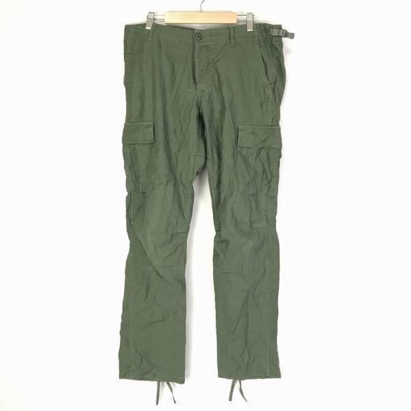 

Battle Dress Uniform Authentic Military Cargo Pants/Men’s W28-33/Green/Drawstring Hem & Waist Belt