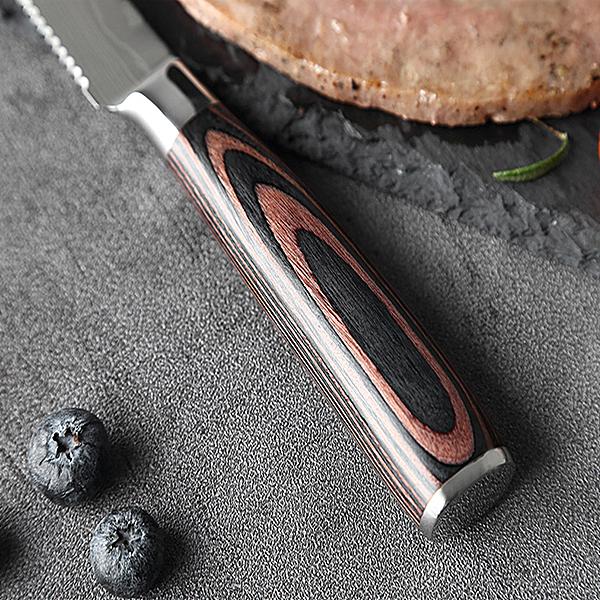 Steak Knife Stainless Steel Serrated Meat Cleaver Multifunctional Restaurant Chef's Knife