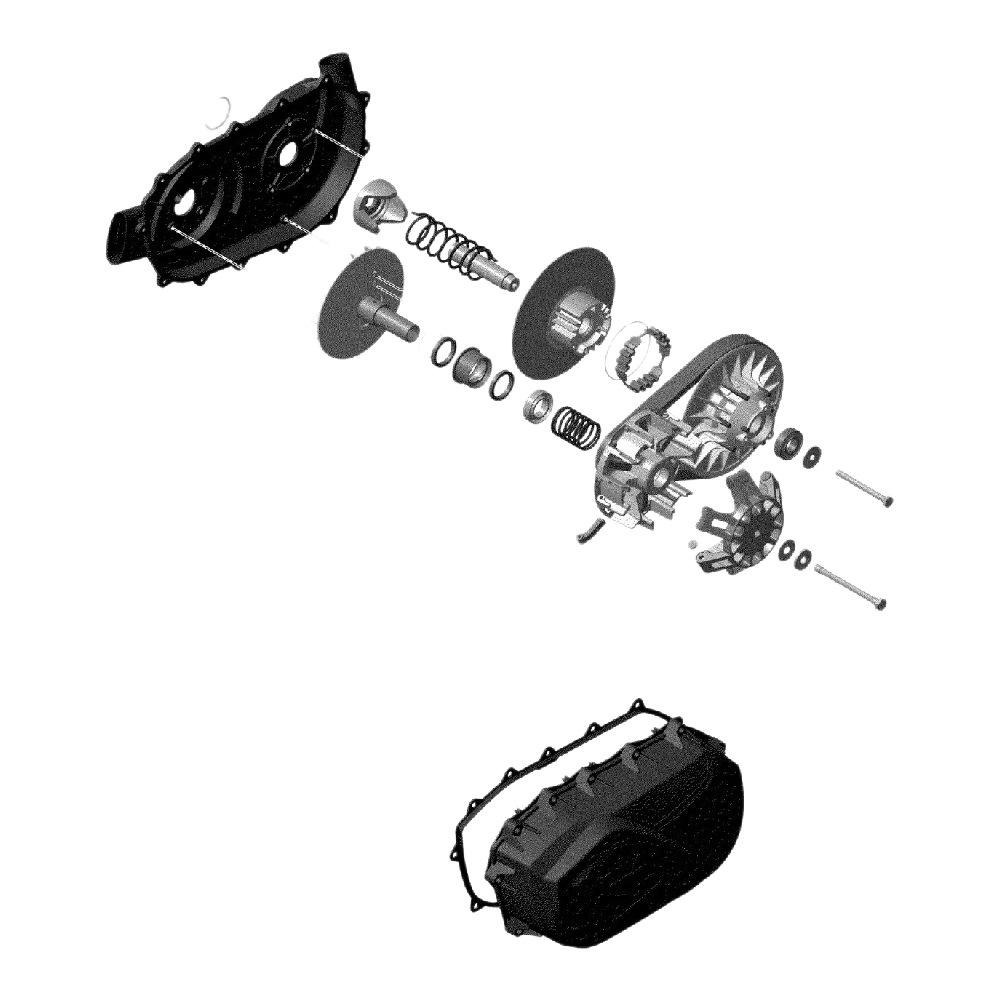 Bombardier X3 Clutch Drive for CAN-AM Maverick Renegade 1000 ATV