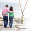 Hip Hop Embrace Couple Pendant Necklace Adjustable Length Him Her Hugging Pendant Necklace Anniversary Jewelry Valentine Day Gift