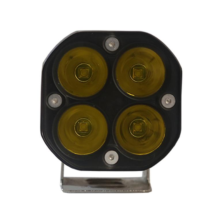 40W Off-road Vehicle A-pillar Spotlight 3 Inches Bright Car Modification Lights Four-leaf Clover Waterproof Led Motorcycle Spotlight