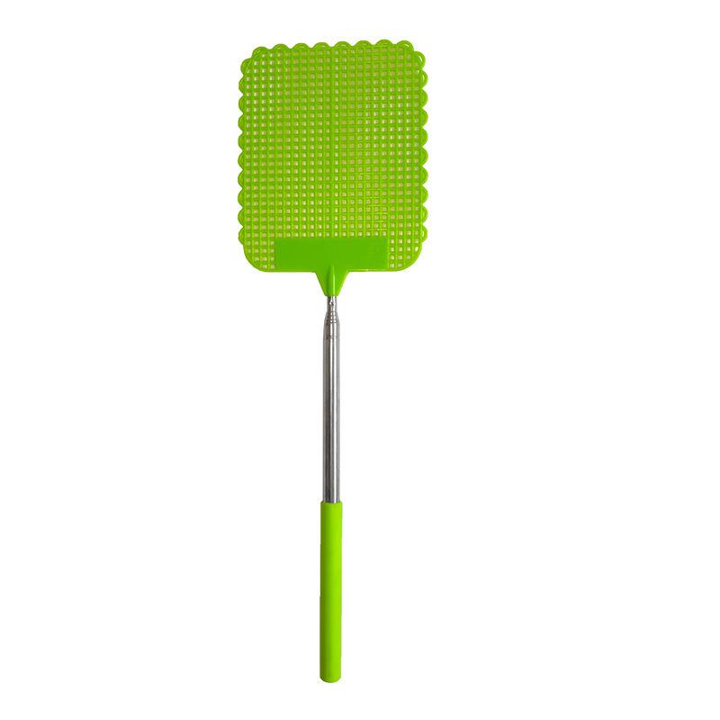 Portable Unbreakable Stainless Steel Retractable Square Fly Swatter for Household Use