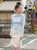 Laengaenlu Raphy Twist Top_Blue