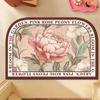 Flower Toilet Diatom Mud Household Absorbent Foot Mat Mat Toilet Mat Wash Water Room Mat Absorbent Non-slip