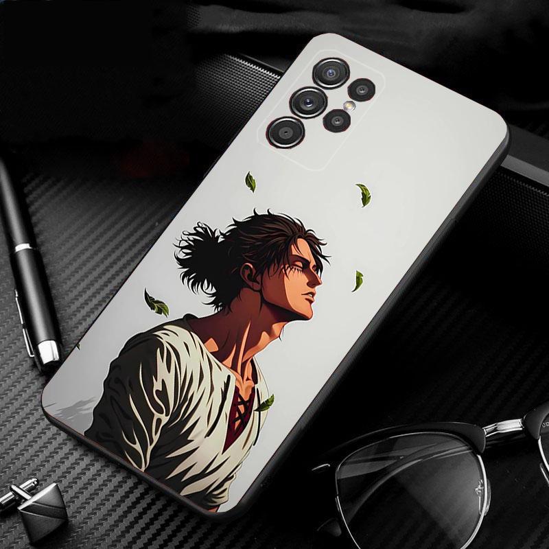 

Eren Yeager attack on titan Phone Case For Samsung Galaxy S25 S24 S23 S22 S21 Ultra S24 S23 S22 S21 S25 Plus S24 S25 FE S21 Plus