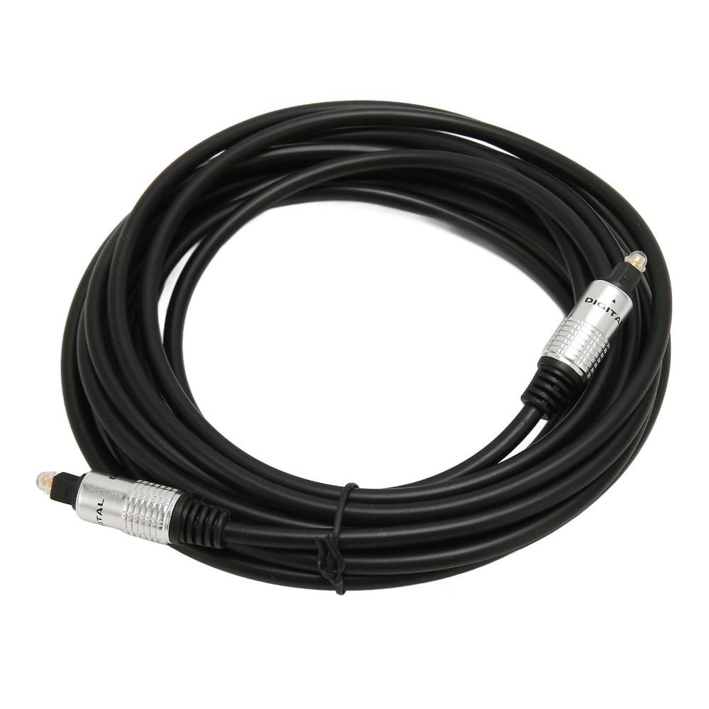 Gold Plated Digital Sound Cable Aluminum Alloy Housing Fiber Optic Cable Digital Audio Devices