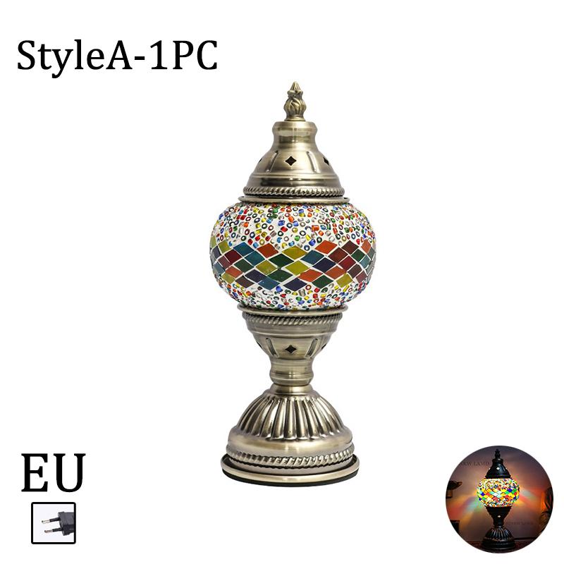 

Классический турецкий витражный абажур, романтическая мозаика, ретро настольная лампа, спальня, кабинет, кафе, украшение для проживания в семье, настольная лампа