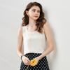 Women's Slim Fit Linen Blend Knit Tank Top