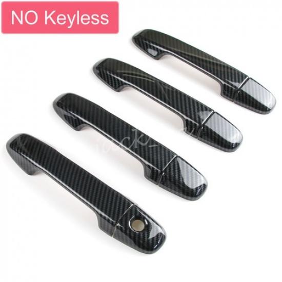 Carbon Fiber Door Handle Cover Trims For Subaru Forester Impreza Crosstrek XV