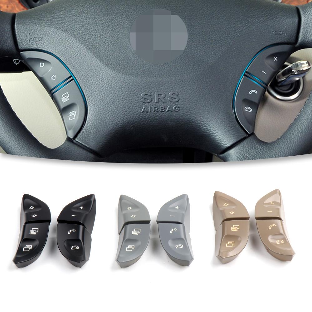 Kryt tlačítek multifunkčního spínače na volantu pro Mercedes Benz W220 W215 S430 S500 S600 CL500 CL600 1998-2006
