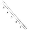 Professional Magnetic Sweeper Tool Foldable Head Telescopic Stainless Steel Construction 1.5lb Strength Bendable Head