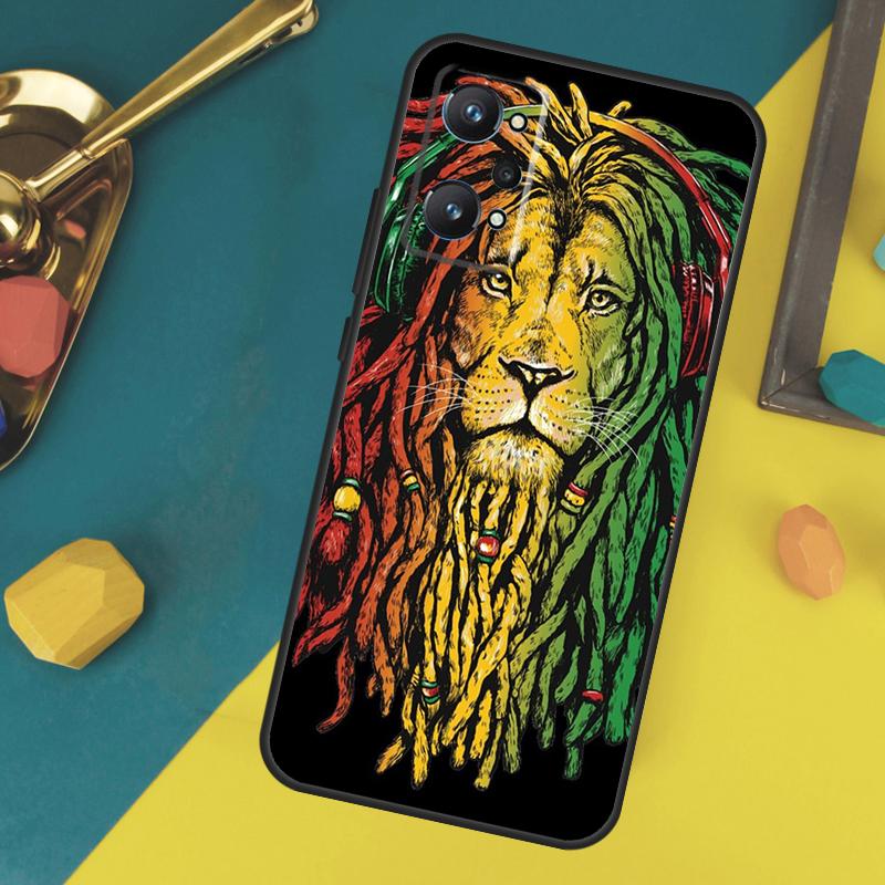 

Rasta Lion Case For Realme GT 7 Pro GT 6 6T 5 C61 C67 C55 C53 C51 C21Y C25S C75 10 11 12 13 14 Pro Plus Realme 10 Pro