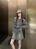 French Spicy Girl 2026 Retro Denim Slimming Jumpsuit-Skirt for Women