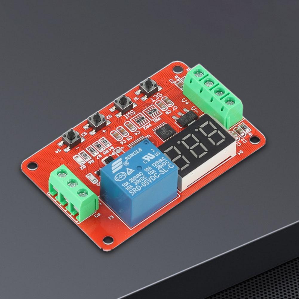 DVB01 Voltmeter Microcontroller Board DC 5V 12V 24V Undervoltage Overload Protection Module Electronic Components