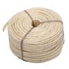 Sisal Rope DIY Soft Sturdy Cat Scratching Post Hemp Rope Replacement for Cat Toy 0.16in X 164ft White