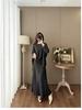Women's Autumn/Winter High-End Knit Set: Tassel Shawl, Sweater & Skirt.