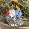 Micro Landscape Scene Ornament Drunk Dwarf Lying Stone Personalized Garden Resin Statue Ornament