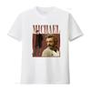 Michael Sheen Good Omens Vintage Stil Retro T-Shirt Hommage vintage Gewaschen Lässig Bequem Unisex Weich Stilvoll Leicht