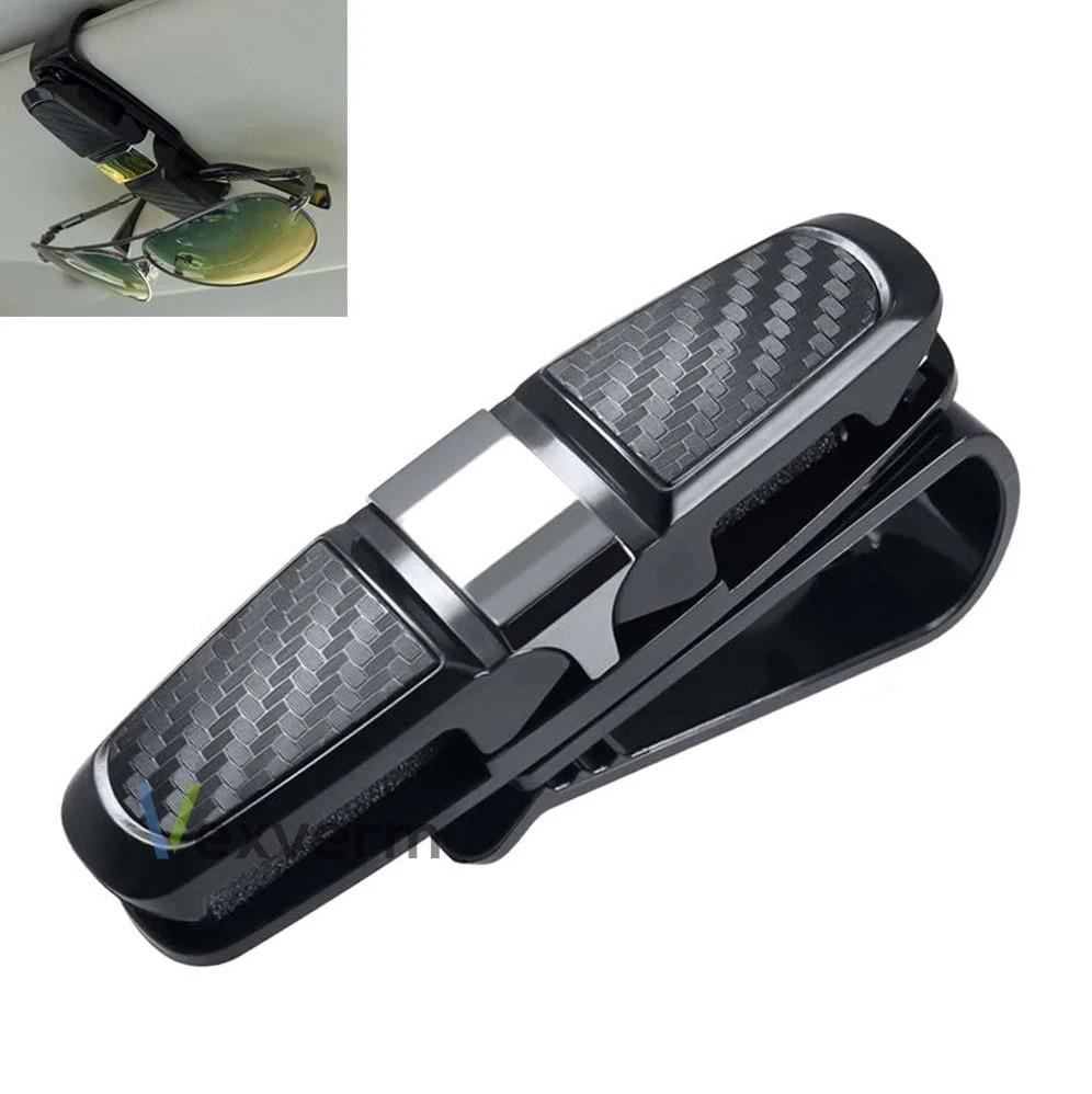 

Auto Glasses Holder Portable Ticket Card Clamp Car Sun Visor Sunglasses Clip ABS Eyeglasses Case Car Mout Auto Accessories серебряный