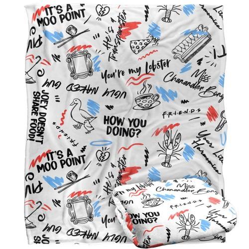 Friends Doodles Blanket