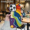 Phone Case: 2D Flat Design Suitable for iPhone 18, 17, 16, 15, 14, 13 Pro Film Protective Case, Couple Style, Cosmic Girl, Christmas and Halloween Gif