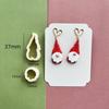5Pcs Christmas Themed Clay Cutter Clay Earring Molds for Earrings Making, Clay Earring Cutter Tool for Jewelry Making