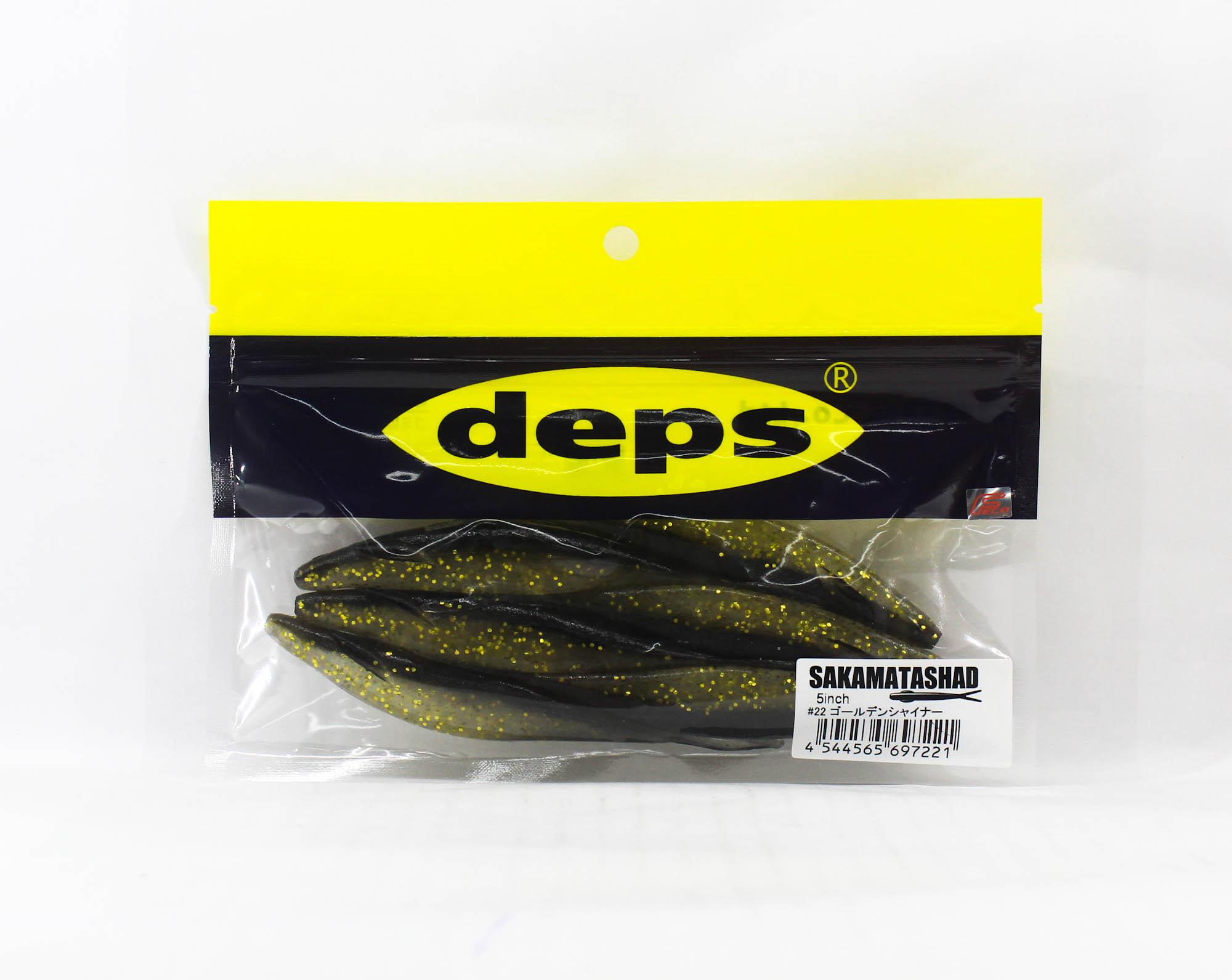 

Deps Soft Lure Sakamata Shad 5 Inch 22 (7221)
