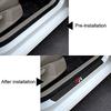 4 X Waterproof Carbon Fibre Stickers Protective Car Accessories Automotive For Seat FR