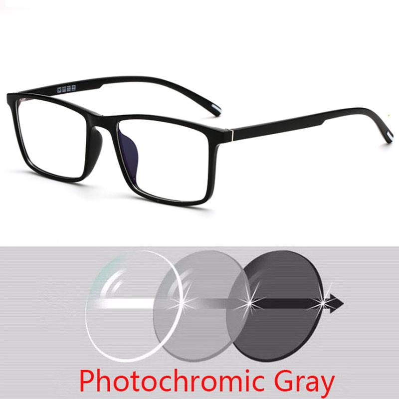 

0 -0,5 -0,75 -1,0 до -6,0 мінус градусів великі квадратні окуляри за рецептом для жінок і чоловіків надлегкі бізнес-комп ютерні оптичні окуляри Myopia -5.5