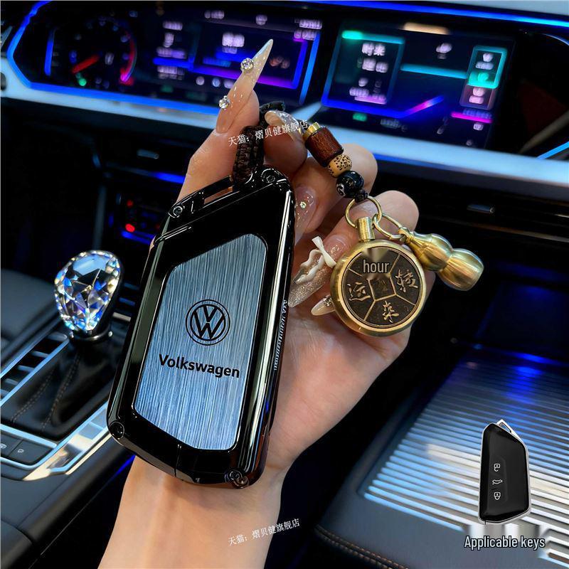 Volkswagen sleuteletui voor Tiguan L, ID.3, Magotan, Passat, Sagitar, Tayron, Lamando