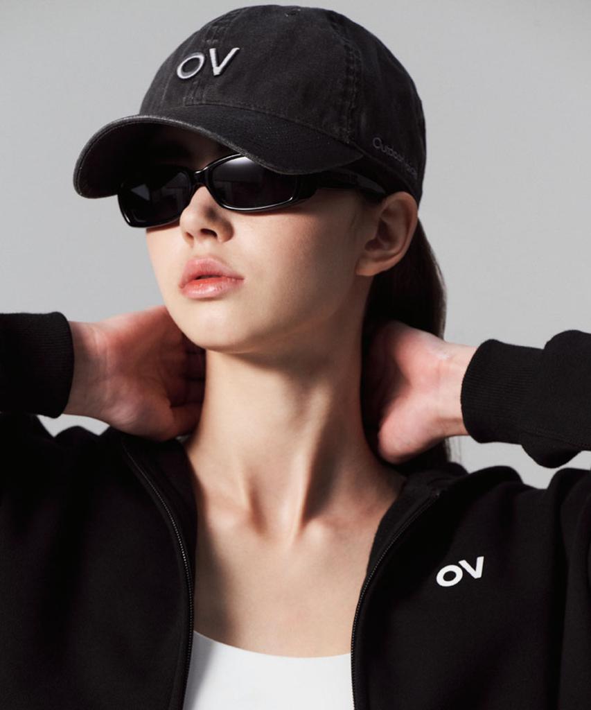 Ausdoeoboiseu Ov Logo Washed Cotton Cap (Charcoal)