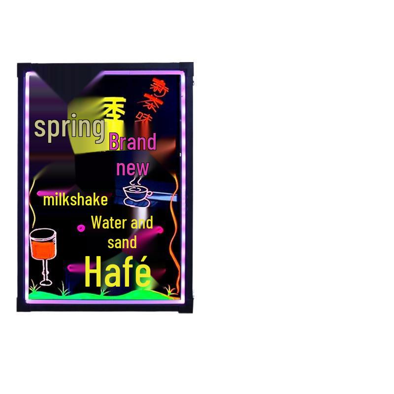 LED Blackboard Stall Display Sign - Luminous Advertising Menu Board