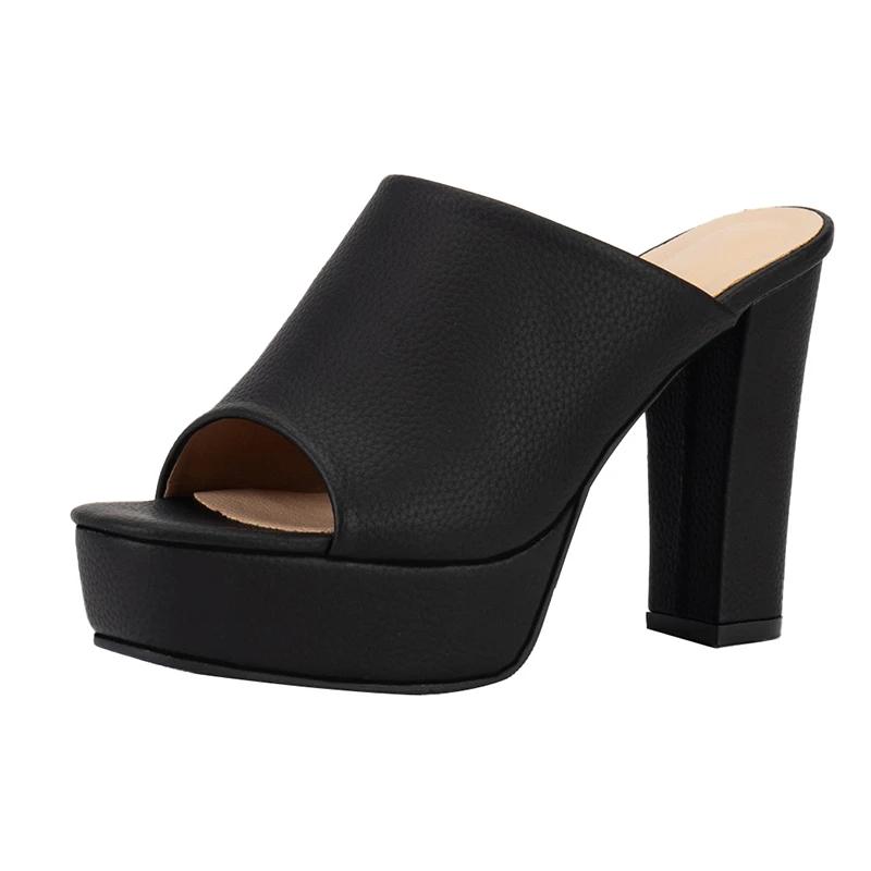 Pantofole con Tacchi Altissimi da Donna Estate Punta Aperta Sandali con Tacchi Alti Sandali Piattaforma da Donna con Tacco Spesso Sandalias De Tacón