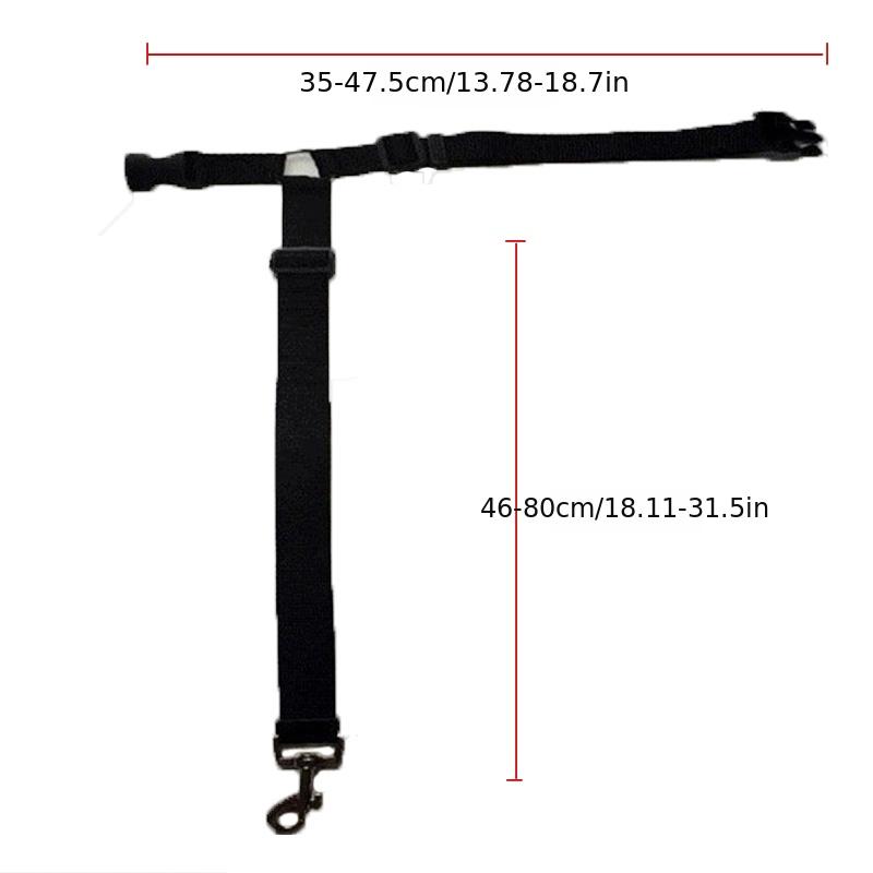 2 In1 Pet Car Seat Belt Nylon Lead Leash Backseat Safety Belt Adjustable Dogs Harness Collar Pet