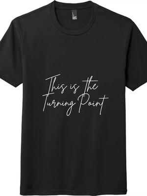 This Is The Turning Point T-Shirt Charlie Kirk Script Graphic Unisex Tee