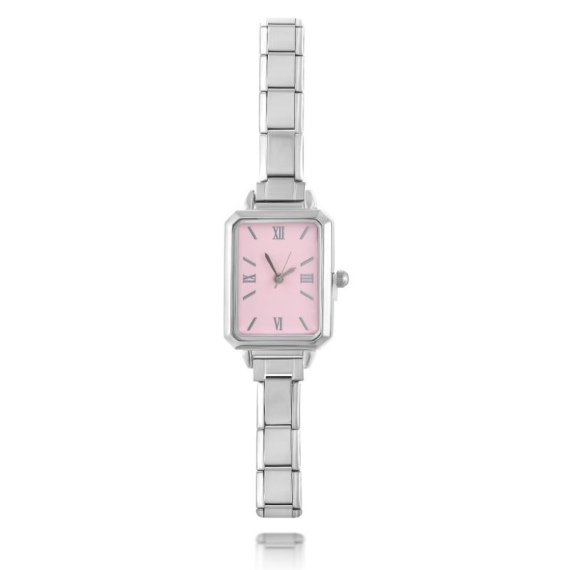 Y2K 9MM Width Italian Charm Round and Square Simple Elastic Watch Bracelets Bangle For Friend Wife Birthday Gift DIY Jewelry