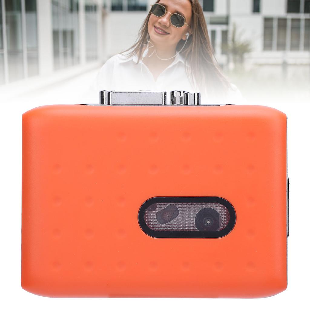 Cassette Player Tape Recorder Portable USB C Cassette To MP3 Digital Converter with Built In Microph